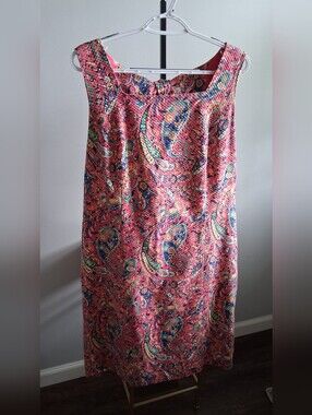 Talbots Summer Statement Dress Sz 14
